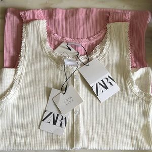 Zara girls tank tops Size 13-14